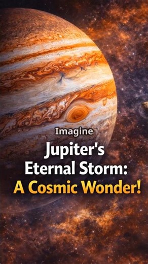 Jupiter's Eternal Storm A Cosmic Wonder!