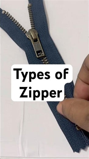 Types of Zippers: Metal vs Coil #shorts