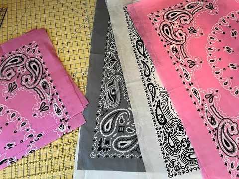 PART ONE - BANDANA QUILT TUTORIALS