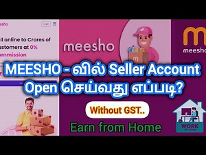 How to Create Meesho Seller Account | Step-by-Step Tutorial in Tamil 🛍️