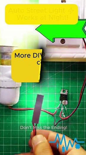 DIY Auto Street Light 💡 Works Without Switch!