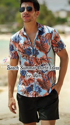 4K views · 13 reactions | Beach Summer Outfit Ideas for Men  Dito mabibili : https://vt.tiktok.com/ZS8QLDBQn/ #outfitsinspiration #beach #beachoutfitideas #beachoutfitinspo #beachoutfit #hawaiianoutfit #summeroutfit #summeroutfitformen | Outfit Ideas | Facebook