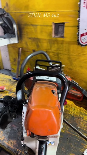 STIHL MS 462 Chainsaw in Action