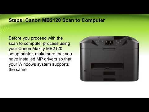 Canon Maxify MB2120 Setup | Install Canon MB2120 Printer Software