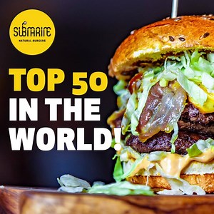 5.6K views · 77 reactions | ‼BIG NEWS‼ Submarine je uvršten i na kartu 50 najboljih burgera svijeta 拾 Prema istraživanju turističkog portala Big7 Travel, a detalji su na linku: https://bit.ly/37BYg83  | Submarine Burger | Facebook