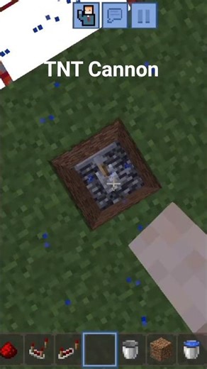 TNT Cannon in Minecraft bedrock edition.