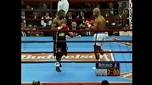 James Toney vs Tony Thornton + Riddick Bowe & Evander Holyfield interviews - HBO 10-29-93
