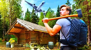 How to lift heavy logs on log cabins with simple tools one man traditional log cabin series.#forestcabin #adventure #wilderness #camping #bushcraftcamping​ #logcabin #cabin #survival | Korbyn Hughes