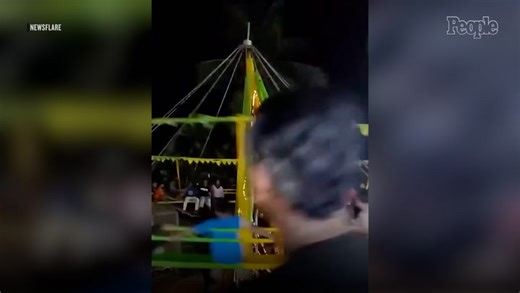 10 Injured After Fairground Ride Suddenly Collapses with People Still Onboard