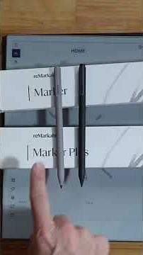 Comparing reMarkable Marker vs. Marker Plus: Key Differences Explained