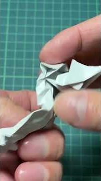 折り紙ロボット足パーツ組み立て #折り紙 #origami