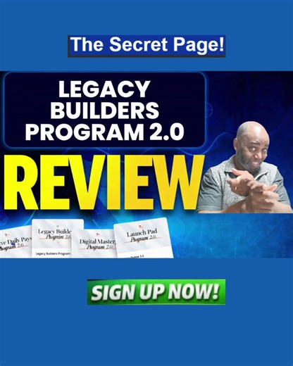 Legacy Builders Program 2 0 Review ✅ Scam or Legit 2025