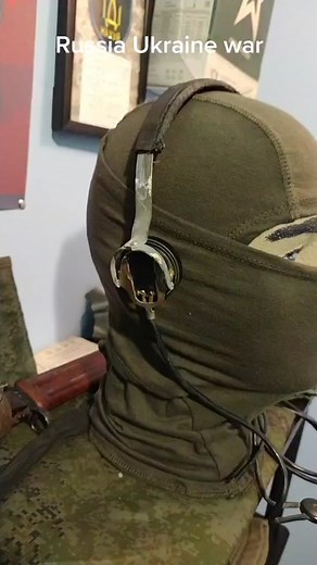 headphones from Russian BMP destroyed in Ukraine! #russia #ukraine #war #slavaukraine #military #militaria #history #PlutoTVIsFree #StJudeDadPhotos