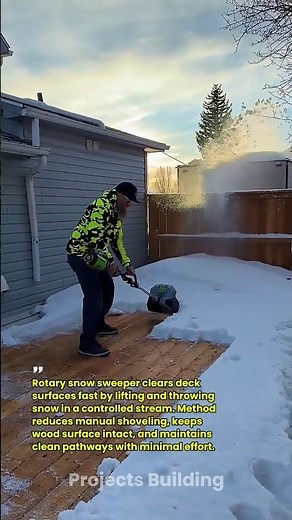 Snow Clearing Hack That Saves Hours on Decks