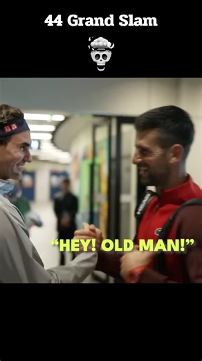 44 Grand Slam. One Handshake. Federer 🤝 Djokovic
