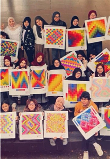 Nirmana 2D Art Fundamentals at ISBI Bandung