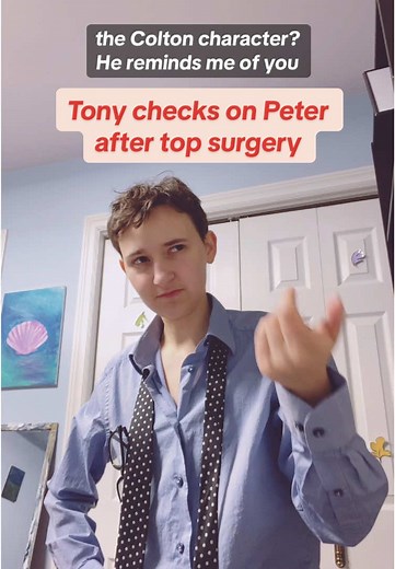 Tony Stark Visits Peter Parker After Top Surgery