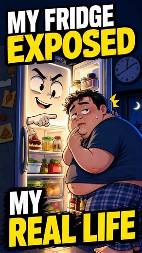 Fridge Has Seen Things 😅 #shorts #animation #funny #humor