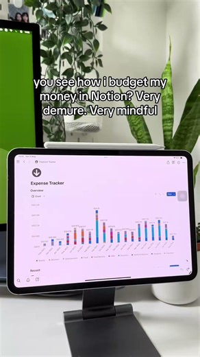 how i budget in Notion？ very demure very mindful #budgetfriendly #no