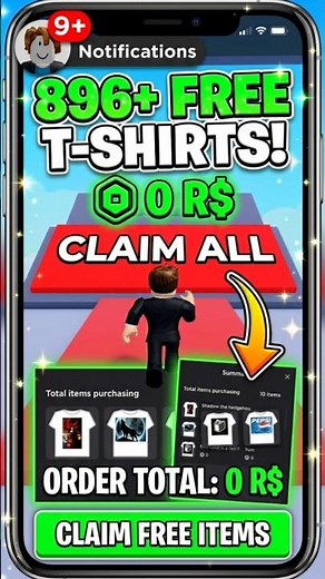 How to get 800+ FREE T-Shirts in Roblox! 😲 Claim them fast they won't be available after July 31st.