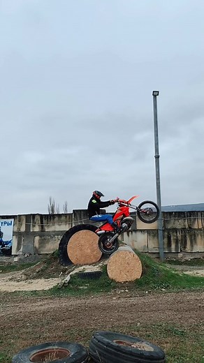 Dirt Bike Riding Skills on an Outdoor Track