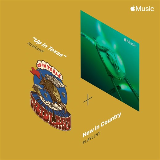 1.5K views · 148 reactions | Listen to our new song 'Up In Texas' on Apple Music's playlist, New In Country. Cheers, Apple Music  Listen on New In Country, right here: https://music.apple.com/us/playlist/new-in-country/pl.653f0311623046da82c685f6b76eff45 | Midland | Facebook