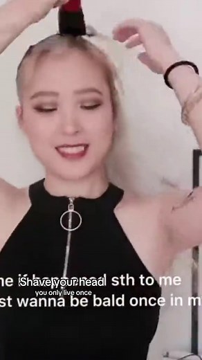 Bald Women Shaving Head Transformation