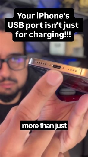 Thiago Augusto on Instagram: "The iPhone’s USB port does much more #jornadatopusa #tips #tipsandtricks #gadgets #tech #technology #techno #ideas #ai #creative #creativity #creation #apple #iphone #smartphone #usa #innovation #usb"