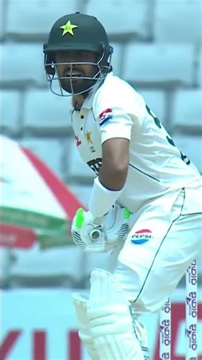 Babar Azam Starts With a Boundary 👑🔥#BANvPAK #TestCricket #SportsTV #Shorts M9I1K