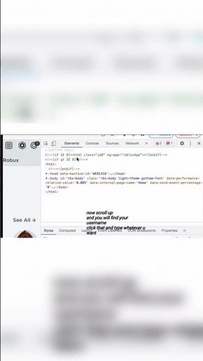 How to change roblox text (inspect edit)