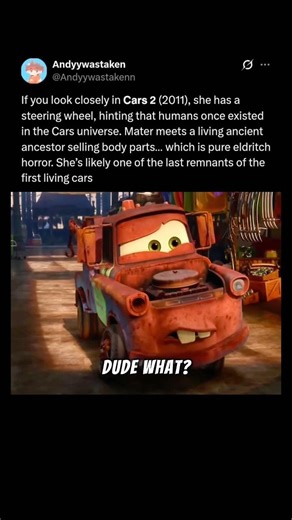 This Cars Scene Hints Humans Existed 🤯