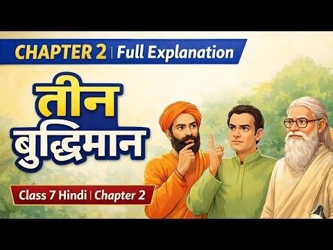 Chapter 2- The Three Wise Men | Class 7 Hindi Malhaar | Full Explanation & Summary | CBSE|DK GYAN...