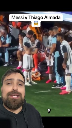 Messi and Thiago Almada… On and off the pitch, gentlemen #argentina #soccer #worldcup2026 #messi