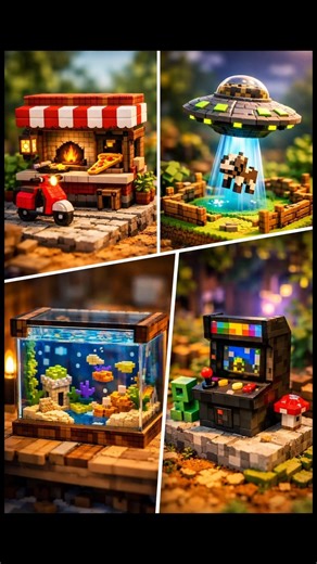 Tiny Minecraft Builds That Feel Like Mods #minecraft