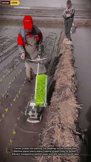 Smart Manual Rice Transplanting Tool Plants Seedlings In Perfect Rows