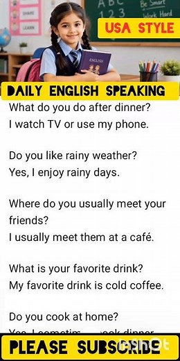 Daily American English | Speak English Fluently with Easy Sentences 🇺🇸