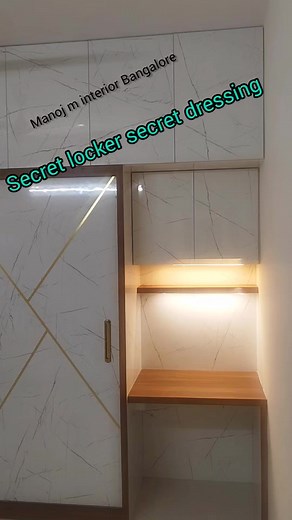764K views · 5.3K reactions | Bangalore# wardrobe design#interior #modular #bengaluru # secret lakar# secret dressing | Manoj M Interio R | Facebook