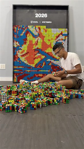 Trinity Rodman Rubik's Cube Art 🎨 | #Shorts