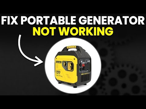 How To Fix Portable Generator Not Working (How To Repair Portable Generator That Is Not Working)