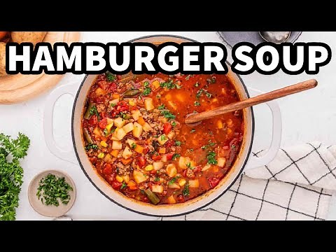 Hearty Hamburger Soup – Easy & Flavorful!