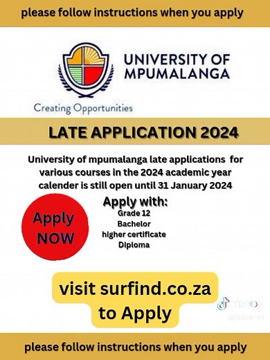 University of Mpumalanga Application Process Explained