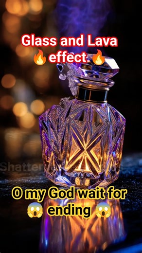 “कांच की वस्तुएं बनाम लावा🔥 | Touch Blast in Slow Motion | Most Satisfying Shatter Effect!” #shorts