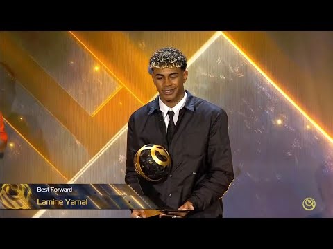 Best Forward of The Year 2025 | Lamine Yamal | Barcelona | Globe Soccer Awards 2025 - 16th Edition |