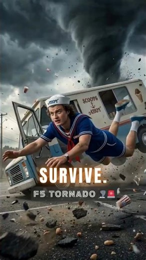 How to Survive an F5 TORNADO 🌪️🚨 (Steve Harrington #23 Survival Log)