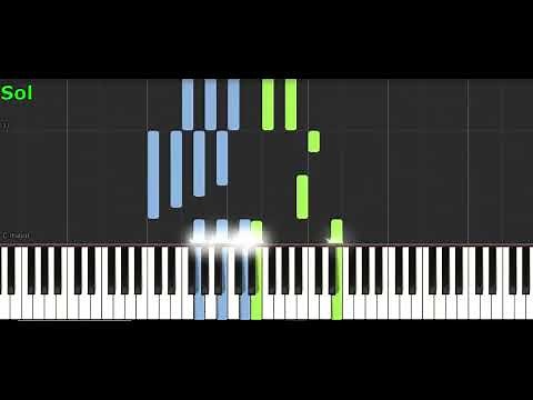 Caruso (Pianoforte) Piano Midi Tutorial Accordi Synthesia