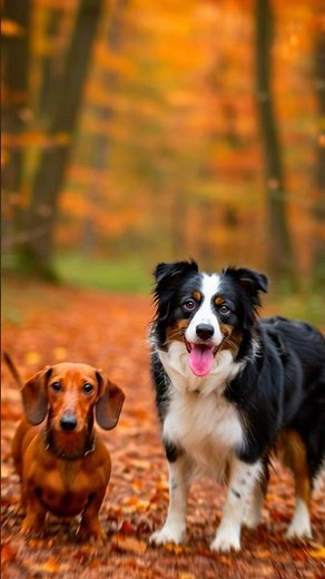 What Could Happen If We Mix a Dachshund and a Border Collie? #shorts #dogshorts #doglover