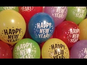 Happy New Year Balloons Pop!