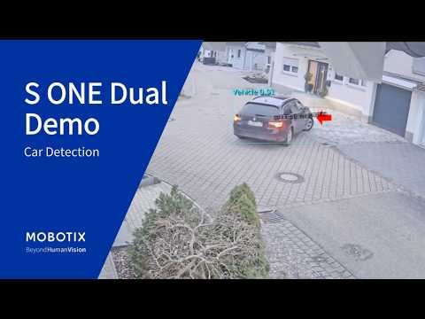 MOBOTIX S ONE Dual Vehicle Detection Demo