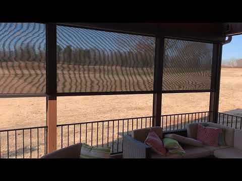 Sunpro Motorized Roll Down Shade Screen