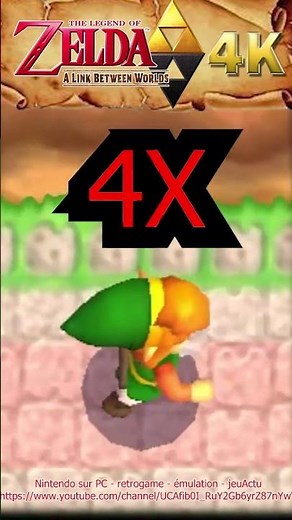 Zelda: A Link Between Worlds in 4K tutorial #3ds #zelda #4k #emulation